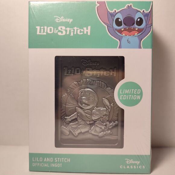 Disney Lilo & Stitch Metal Card Official Limited Edition Movie Collectible - Picture 1 of 4